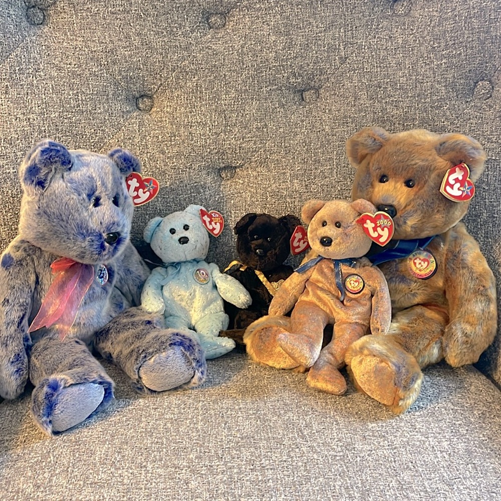 NWT TY Beanie Buddies and Beanie Baby Bears